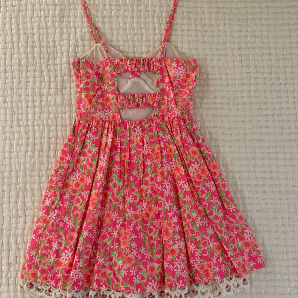 Lilly Pulitzer Floral Pink Dress - Picture 2 of 3